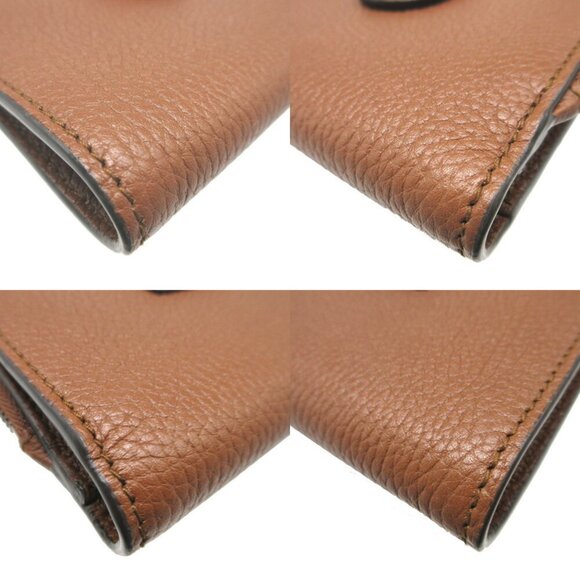 GUCCI Brown Leather Bamboo Wallet - Picture 8 of 9